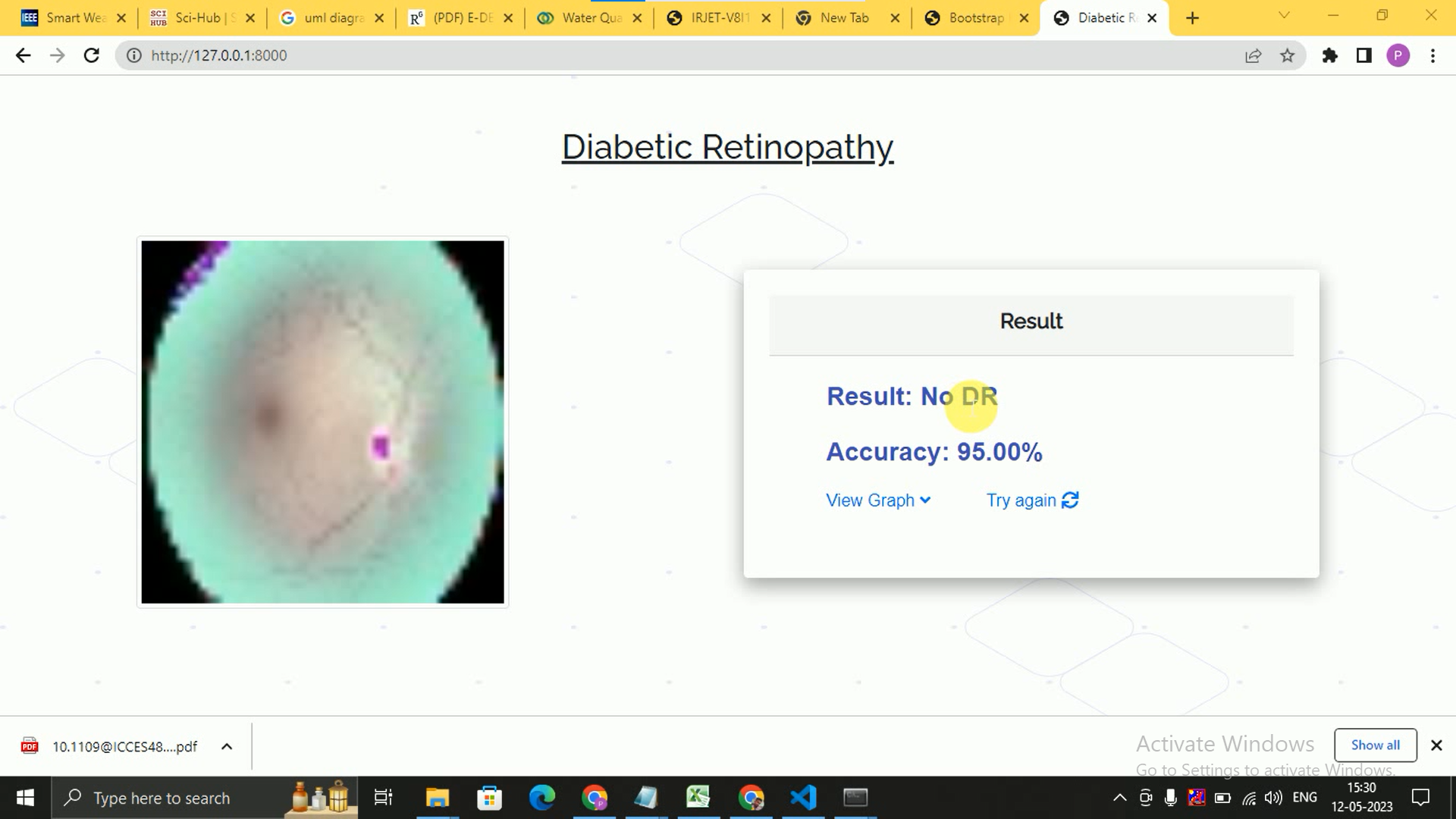 Deep Learning Approach For Detection Of Diabetic Retinopathy